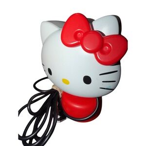 Hello Kitty White Red Bow Desk‎ Lamp Night Light Projector Corded